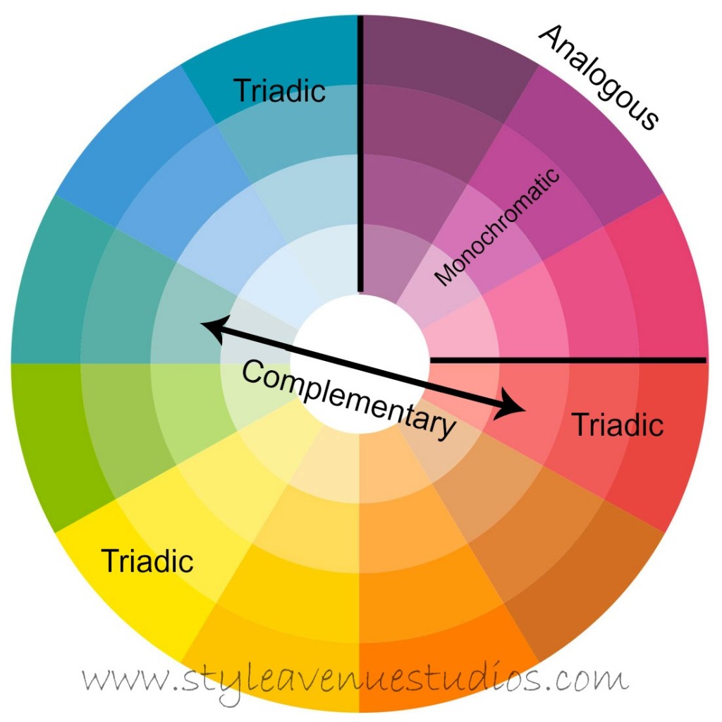 color wheel, accessorize, jewelry, fashion colors 