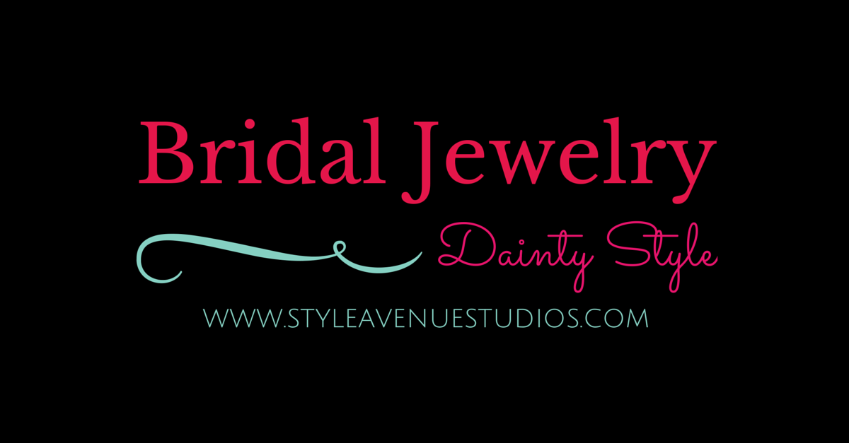 Dainty Bridal jewelry