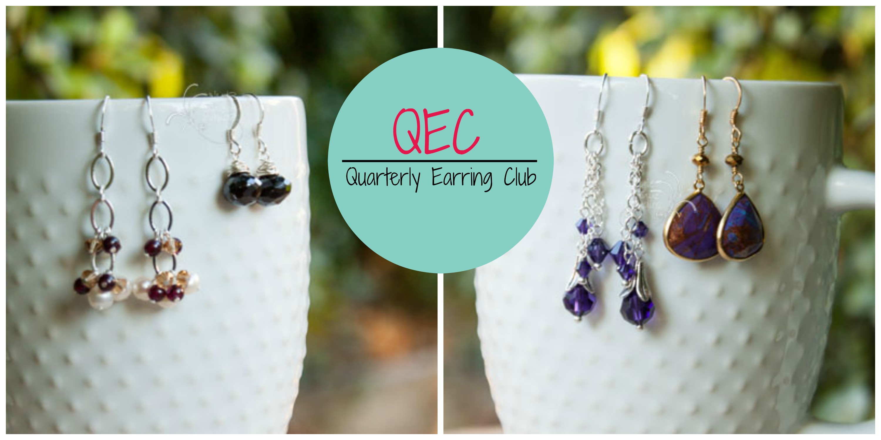 Quarterly Earring Club, handmade earrings, custom jewelry