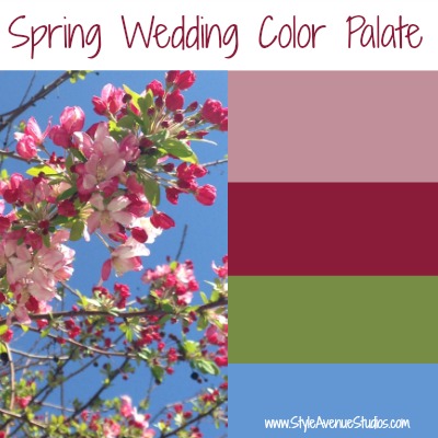 Wedding color palate ideas