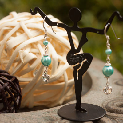 flower girl earrings