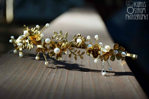 vintage bridal headband