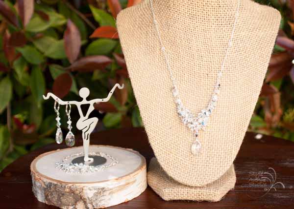 Clustered Bridal Jewelry Set