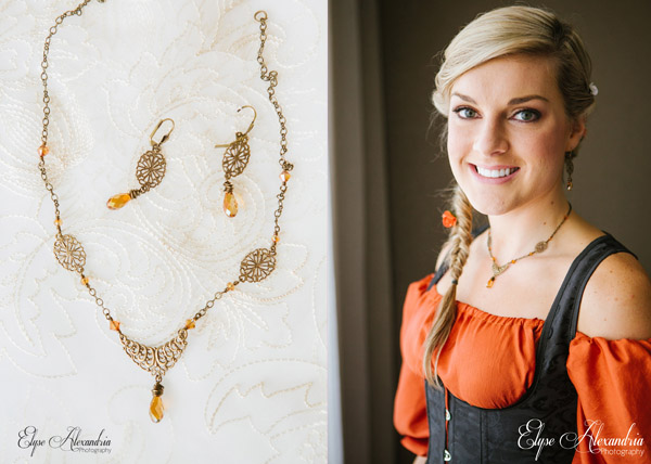 themed bridesmaid jewelry