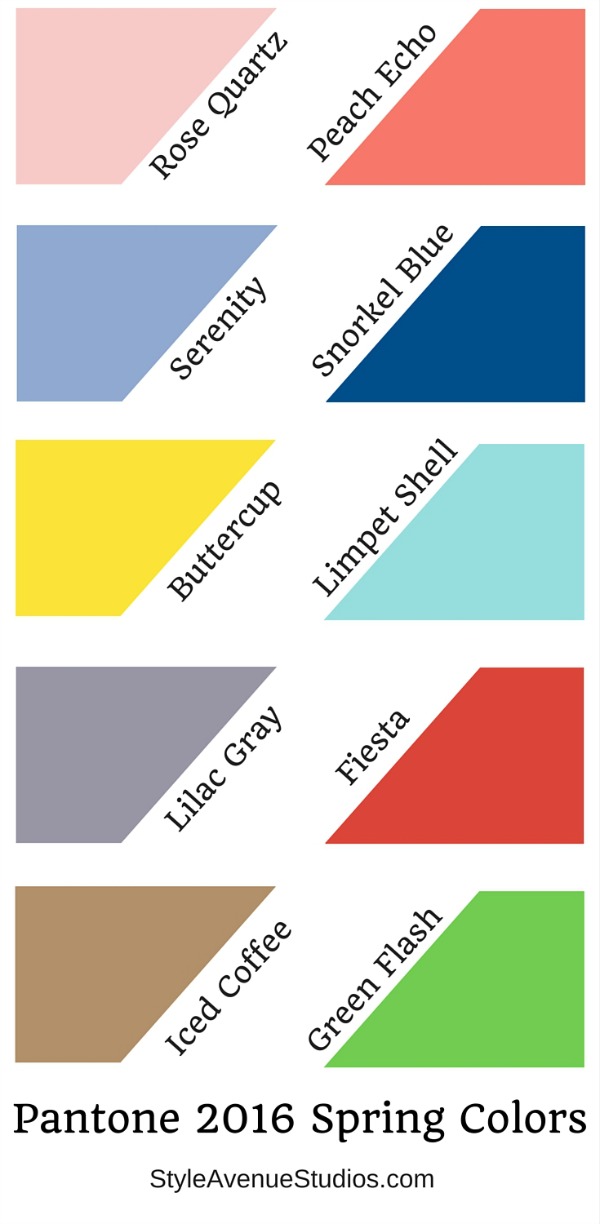 2016 Pantone Spring