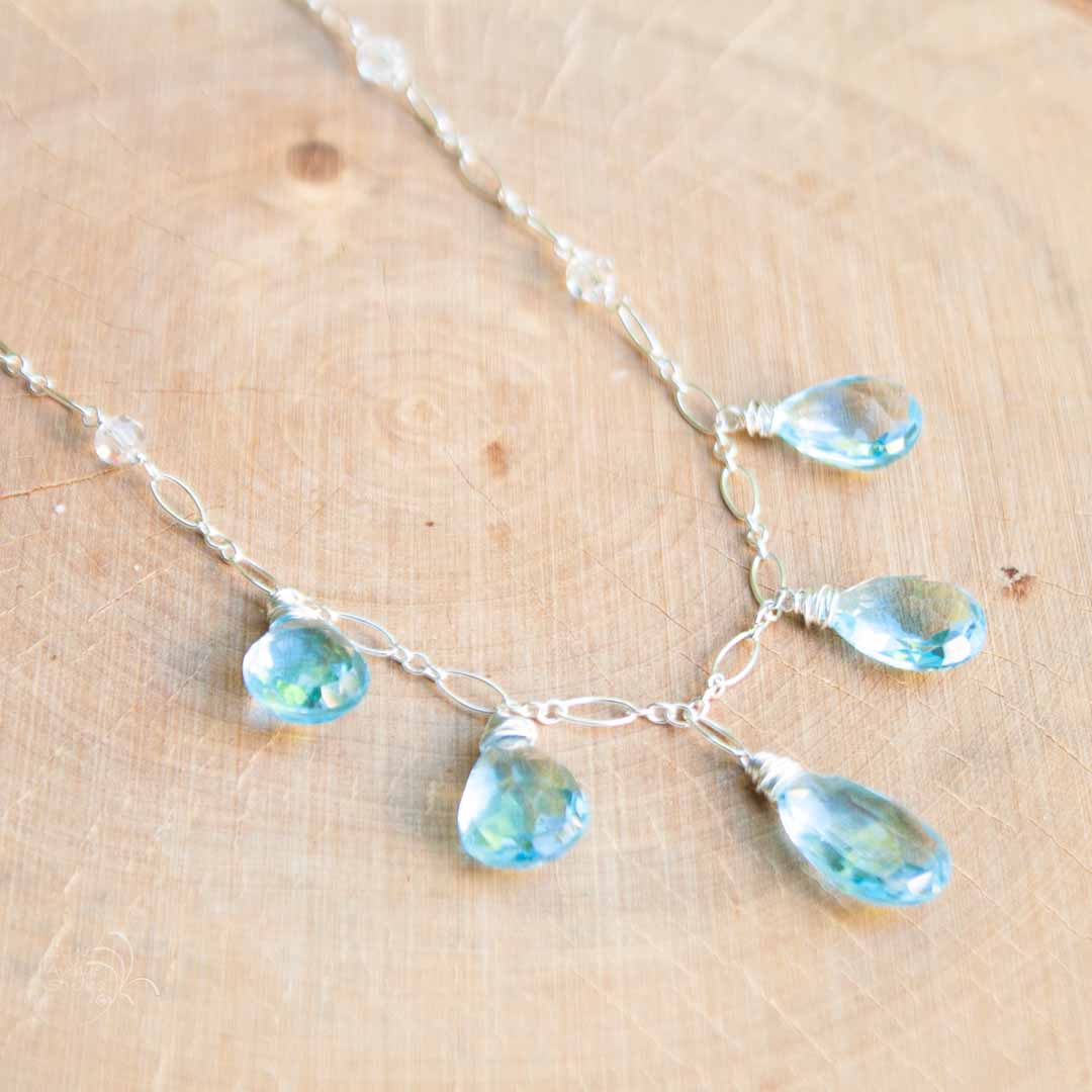 Topaz and Sterling Necklace