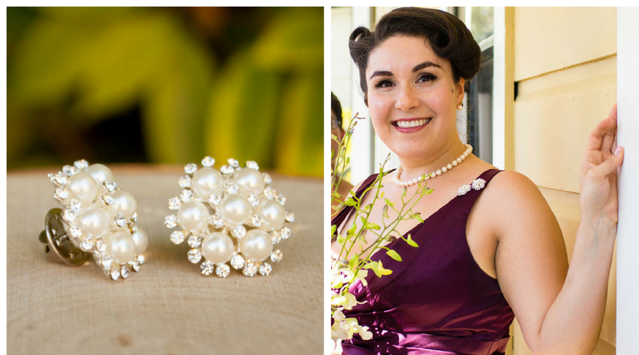 Crystal Rhinestone Pin