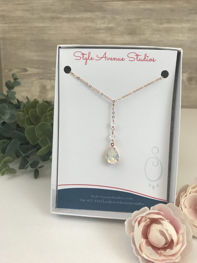 Rose-gold-bridal-necklace